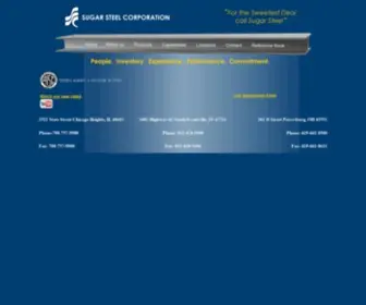 Sugarsteel.com(Sugar Steel Corporation) Screenshot