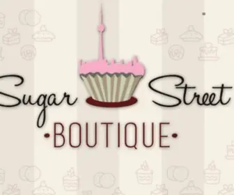 Sugarstreetboutique.com(Custom baker Mariana Morales) Screenshot