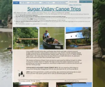 Sugarvalleycanoes.com(Sugarvalley) Screenshot