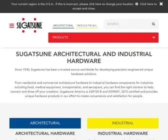 Sugatsune.com(Architectural & Industrial Component Hardware) Screenshot