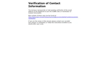 Sugdensportscentre.com(Verification of Contact Information) Screenshot