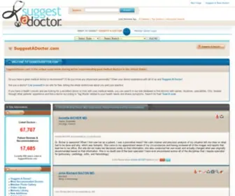 Suggestadoctor.com(Portal of Suggested and Recommended Doctors with Patient Reviews) Screenshot