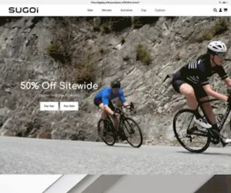 Sugoi.com(Cycling, Running and Triathlon Apparel for Men & Women) Screenshot