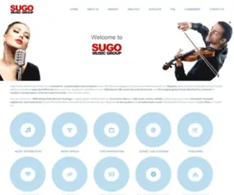 Sugomusic.com(Sugo Music Group) Screenshot