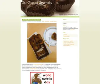 Sugoodsweets.com(Su Good Sweets) Screenshot