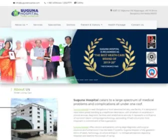 Sugunahospital.com(Suguna Hospital) Screenshot