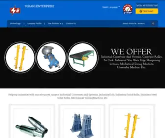 Suhanienterprise.in(Industrial Solid Roller at Lowest Price) Screenshot