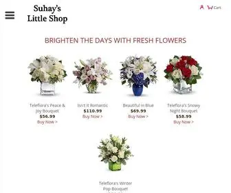 Suhayslittleshop.com(Clarksville Florist) Screenshot