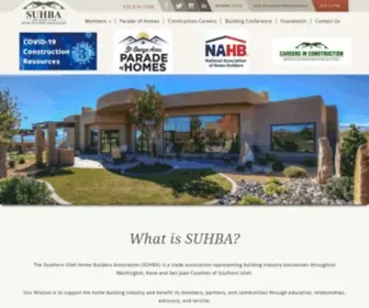 Suhba.com(Southern Utah Home Builders Association) Screenshot