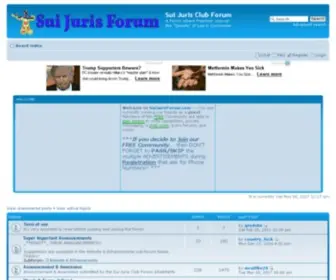 Suijurisforum.com(Sui Juris Club Forum) Screenshot