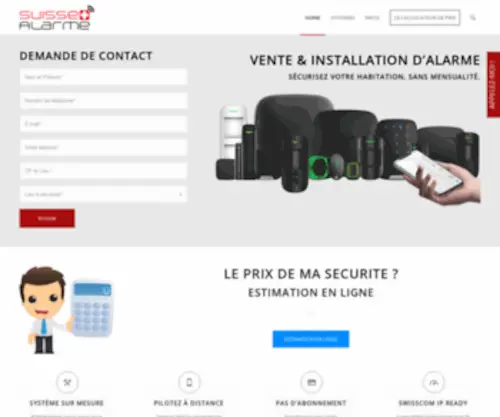 Suisse-Alarme.com(VOTRE ALARME SANS FIL & SANS ABONNEMENT) Screenshot