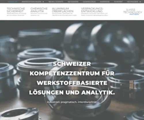 Suisse-TP.ch(Schweizer Kompetenzzentrum für werkstoffbasierte Lösungen) Screenshot