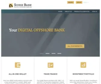 Suissebank.com(SUISSE BANK) Screenshot