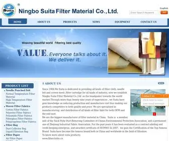 Suitagroup.com(Ningbo Suita Filter Material Co) Screenshot