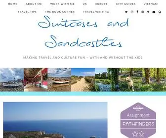 Suitcasesandsandcastles.com(Making travel and culture fun) Screenshot