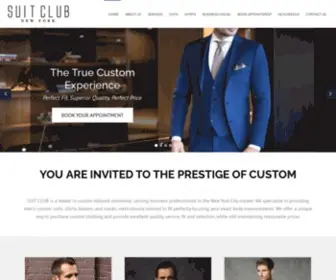 Suitclubnyc.com(Suit club) Screenshot