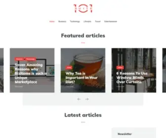 Suite101.net(A Popular Web News Magazine) Screenshot