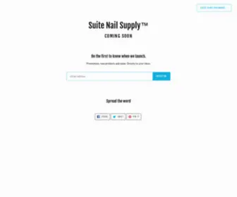 Suitenailsupply.com(Suite Nail Supply) Screenshot