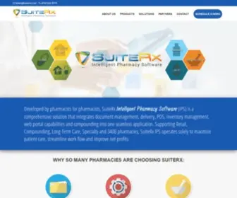 Suiterx.com(SuiteRx Pharmacy Software) Screenshot