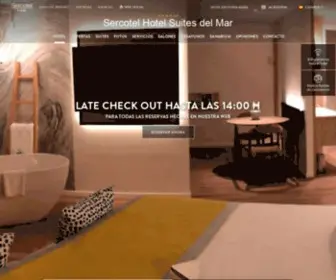 Suitesdelmar.com(HOTEL SUITES DEL MAR) Screenshot