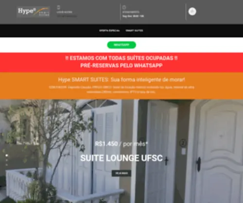 Suitesfloripa.com.br(Hype Smart Suites) Screenshot