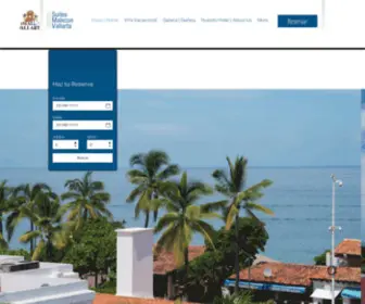 Suitesmaleconvallarta.com(Habitaciones) Screenshot