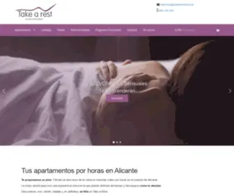 Suitesporhoras.es(Apartamentos Románticos en Alicante) Screenshot