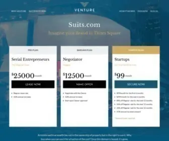 Suits.com(Venture) Screenshot