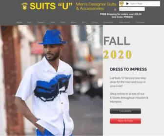 Suitsuonline.com(Name Brand Suits For Less) Screenshot