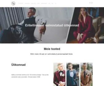 Suitup.ee(Eritellimusel valmistatud kvaliteetsed ülikonnad ja triiksärgid) Screenshot