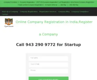 Sujataassociates.com(Business registration in Kolkata) Screenshot