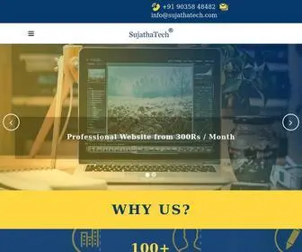 Sujathatech.com(SujathaTech Solutions) Screenshot