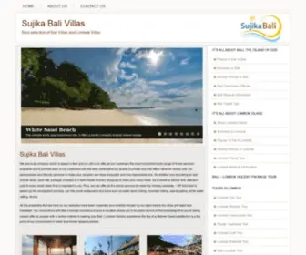 Sujikabali.com(Sujika Bali Villas) Screenshot