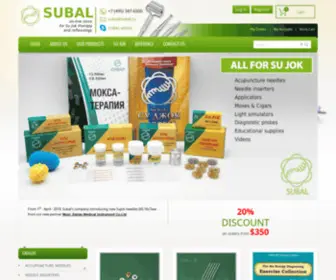 Sujok-Subal.com(All for Su Jok acupuncture and reflexotherapy) Screenshot