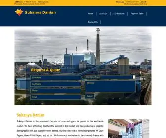 Sukanyapapermill.com(Sukanya Danian) Screenshot