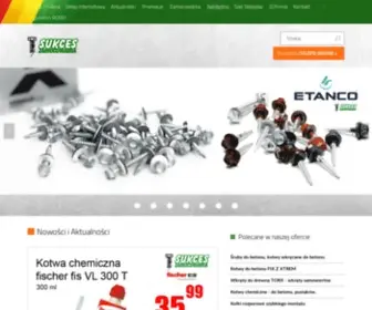Sukces-Zamocowania.pl(Kołki rozporowe Sukces) Screenshot