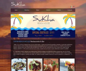 Sukhabeachhouse.com(Shuka Beach House) Screenshot