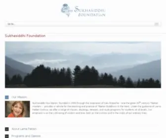 Sukhasiddhi.org(Sukhasiddhi Foundation) Screenshot