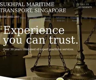 Sukhpalmaritime.com(Maritime, Shipping, Commodities, Transport) Screenshot