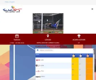 Sukipt.com.my(SUKIPTSukan Institusi Pendidikan Tinggi) Screenshot