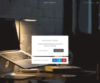 Sukisydney.com(Create an Ecommerce Website and Sell Online) Screenshot
