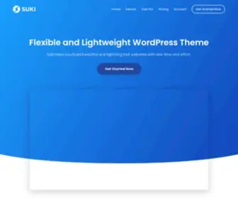 Sukiwp.com(Flexible and Lightweight WordPress Theme) Screenshot