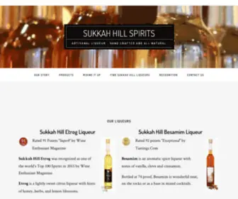 Sukkahhill.com(Artisanal Liqueur) Screenshot