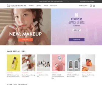 Sukoshimart.com(K-Beauty & Asian Goods for Cozy Living) Screenshot