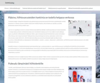 Suksikauppa.com( Laskettelusukset) Screenshot