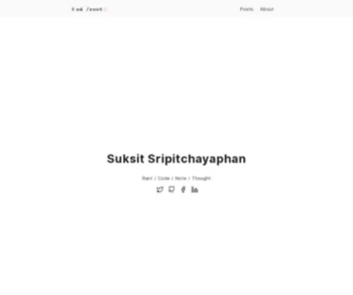 Suksit.com(Suksit dot com) Screenshot