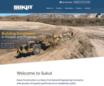 Sukut.com(A Heavy Civil General Engineering Contractor) Screenshot