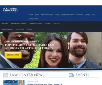 Sulc.edu(Southern University Law Center) Screenshot
