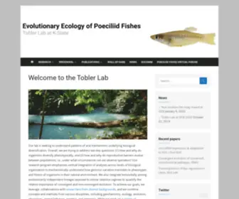 Sulfide-Life.info(Tobler Lab at Kansas State University) Screenshot