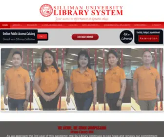 Sulibraryph.com(SU Library System) Screenshot